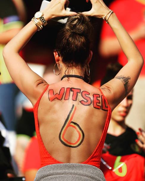 Una tifosa belga per Witsel